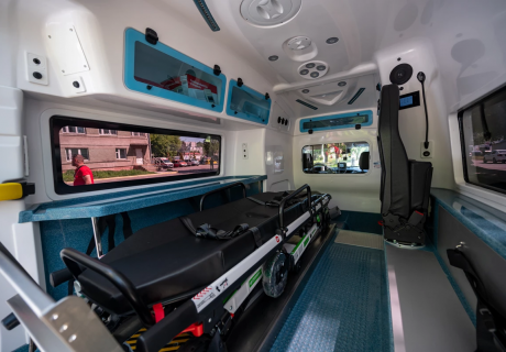 Ambulances for the frontline and hospitals